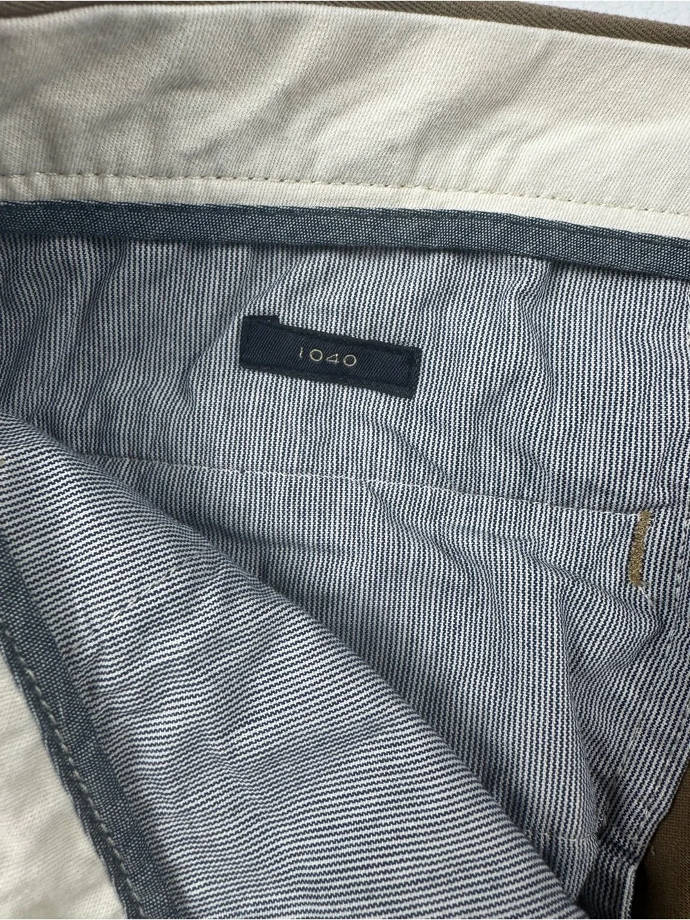 J.Crew 1040 Athletic Fit Stretch Chino Pants Brown Khaki 36x32